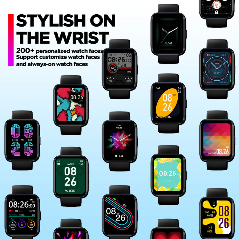 Zeblaze Beyond 2 GPS Smartwatch 1,78`` AMOLED Ενσωματωμένη οθόνη GPS Ανδρικά Γυναικεία Έξυπνα ρολόγια παρακολούθησης υγείας 24 ωρών