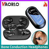 HiFi Wireless Headphone Bone Conduction Concept Ear-Clip Αθλητικό παιχνίδι Μουσική Έλεγχος αφής Ακύρωση θορύβου TWS Ακουστικό Bluetooth