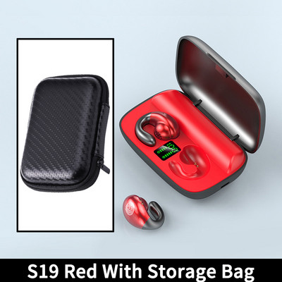 HiFi Wireless Headphone Bone Conduction Concept Ear-Clip Αθλητικό παιχνίδι Μουσική Έλεγχος αφής Ακύρωση θορύβου TWS Ακουστικό Bluetooth