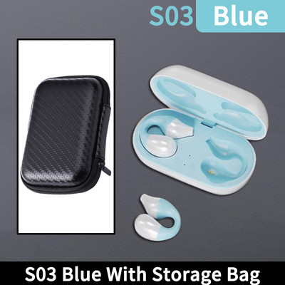 HiFi Wireless Headphone Bone Conduction Concept Ear-Clip Αθλητικό παιχνίδι Μουσική Έλεγχος αφής Ακύρωση θορύβου TWS Ακουστικό Bluetooth