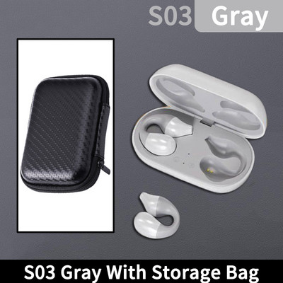 HiFi Wireless Headphone Bone Conduction Concept Ear-Clip Αθλητικό παιχνίδι Μουσική Έλεγχος αφής Ακύρωση θορύβου TWS Ακουστικό Bluetooth