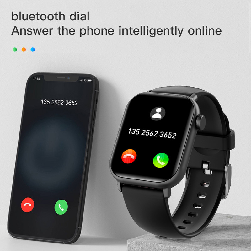 Muški pametni sat Bluetooth Dial Call Ženski pametni sat Fitnes sat Digitalni sportski vodootporni satovi za djecu iPhone Android 2022