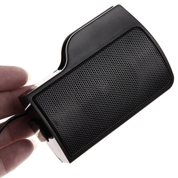 Φορητό Mini Clip USB Soundbar για φορητό υπολογιστή / επιτραπέζιο / tablet - Υπογούφερ ηχείου Bluetooth με τροφοδοσία μαύρου ήχου