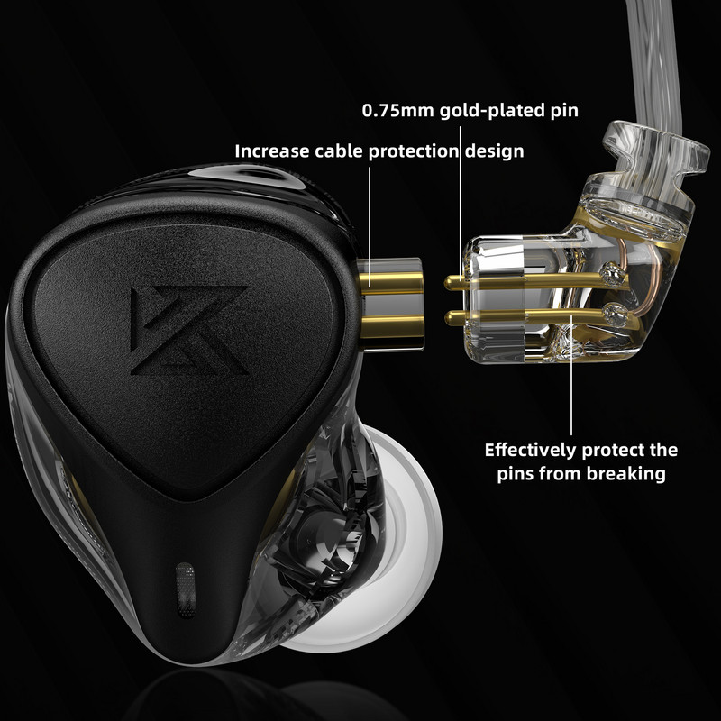 KZ ZEX Pro In-Ear HIFI slušalice s elektrostatičkim + dinamičkim + balansiranim odvojivim kabelom, slušalice s poništavanjem buke, slušalice za sportske igre