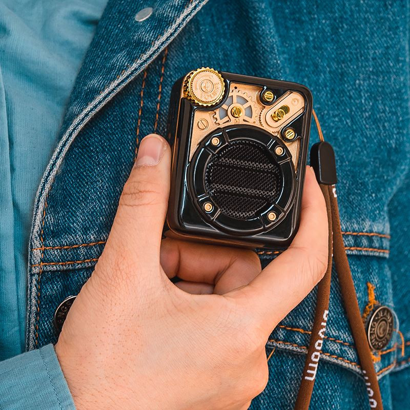 „Divoom“ belaidis „Bluetooth“ garsiakalbis Mini nešiojamasis / kišeninis radijas / kištukinė kortelė MP3 / AI išmanusis asistentas