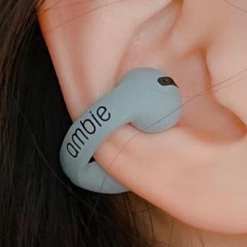 Нова наличност Щипка за уши Тип костно предаване Bluetooth слушалка Колоездене Фитнес Безжична слушалка Бизнес Спорт Bluetooth тапи за уши