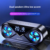 Ραδιόφωνο FM Altavoces Ηχεία συμβατά με Bluetooth LED Caixa De Som Amplificada Ξυπνητήρι Alto-Falantes Subwoofer Home Cinema