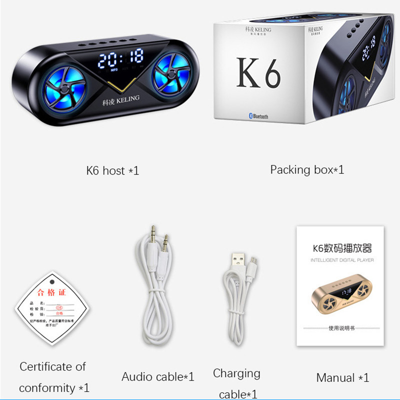 FM radijas Altavoces Su Bluetooth suderinami garsiakalbiai LED Caixa De Som Amplificada žadintuvas Alto-Falantes žemųjų dažnių garsiakalbis namų kino teatras