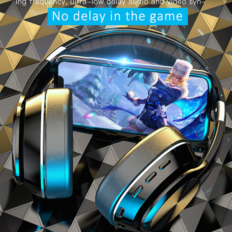 HiFi bežične slušalice Bluetooth sklopive slušalice s podrškom za TF karticu/FM radio Stereo slušalice s mikrofonom Duboki bas