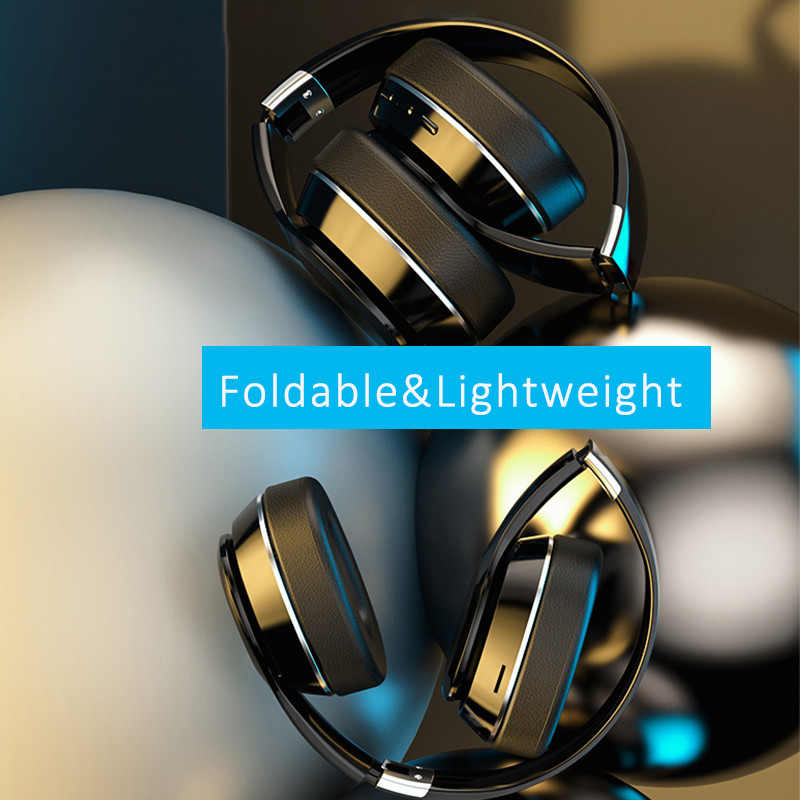 HiFi bežične slušalice Bluetooth sklopive slušalice s podrškom za TF karticu/FM radio Stereo slušalice s mikrofonom Duboki bas