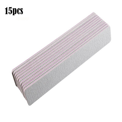 Profesionali Half Moon nagų dildė 100/180 Švitrinis popierius kalkės a ongle Šlifavimas Poliravimo dildės nagų įranga Manikiūro buferinis nagų įrankis