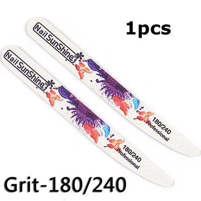 Profesionali Half Moon nagų dildė 100/180 Švitrinis popierius kalkės a ongle Šlifavimas Poliravimo dildės nagų įranga Manikiūro buferinis nagų įrankis