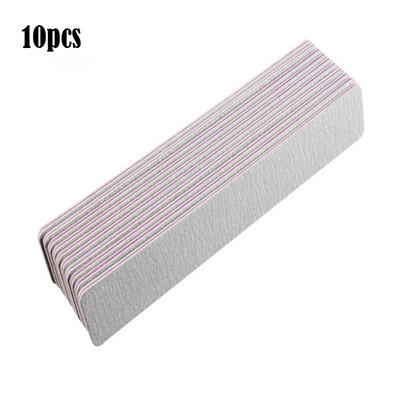 Profesionali Half Moon nagų dildė 100/180 Švitrinis popierius kalkės a ongle Šlifavimas Poliravimo dildės nagų įranga Manikiūro buferinis nagų įrankis