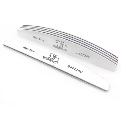 5 vnt./parta Nagelvijl 80 100 150 180 240 Grit nagų dildė Moon Style nagų lako dildės rinkinys Limes A Ongles profesionalios nagų dildės