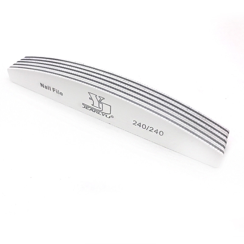 5 vnt./parta Nagelvijl 80 100 150 180 240 Grit nagų dildė Moon Style nagų lako dildės rinkinys Limes A Ongles profesionalios nagų dildės