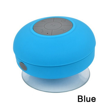 Мини преносим субуфер душ безжичен водоустойчив Bluetooth високоговорител хендсфри приемане на обаждания музика всмукателен микрофон за iPhone Samsung