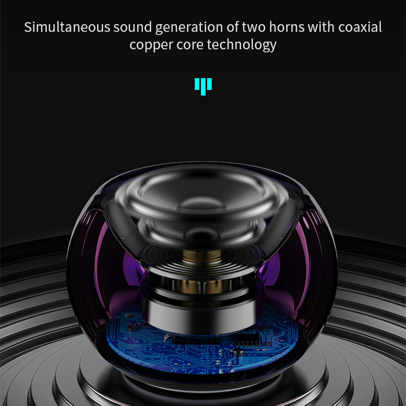 Μίνι ηχείο Bluetooth με μικρόφωνο Ασύρματο Sound Box HiFi Μουσική Κινητό τηλέφωνο Tablet Μεταλλικό ηχείο Αθλητικό Φορητό υπογούφερ