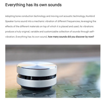 2022 Hot Portable Wireless Speaker Sound Bone Bone Conduction Sound Box Stereo Wireless Sound DuraMobi Box Δημιουργική γρήγορη παράδοση