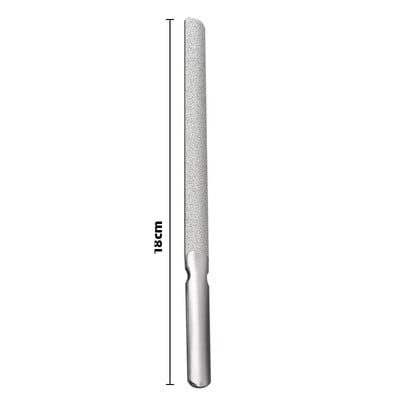 1 kom dvostrana turpija za nokte od nehrđajućeg čelika Dodaci za oblikovanje Odstranjivač laka za tampon Alati za manikuru Za salon Dom i putovanja