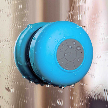 Водоустойчив преносим безжичен Bluetooth високоговорител с вендуза, подходящ за душ, баня, плувен басейн, кола, плаж и на открито