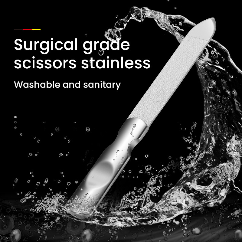 MR.GREEN dvipusės nagų dildės nerūdijančio plieno manikiūro pedikiūro priežiūra profesionaliems pirštų kojų nagų priežiūros įrankiams