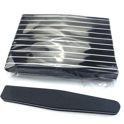 10vnt/part Rhombus Halfmoon Dvipusis Nagų dildės buferis 100/180 Poliravimas Šlifavimas Manikiūras Pedikiūras Nagų buferiai Dilelių įrankiai