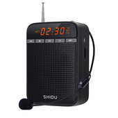 Amplificator de voce portabil SHIDU 10W, microfon cu fir pentru sunet, înregistrare AUX FM, difuzoare audio amplificate pentru profesori M400