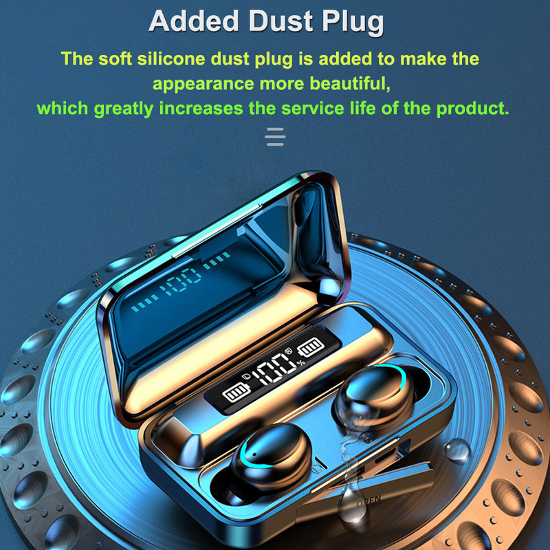 Γνήσια χονδρική πώληση ασύρματα ακουστικά Bluetooth Ακουστικά F9-5c Tws Headset Gamer For Phone Handfree With Mic Earbuds 10pcs