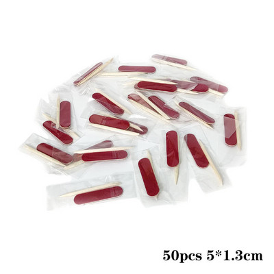 50 vnt. vienkartinis nagų valymo priežiūros rinkinys Mini nagų dildės, nagų dailės įrankis, nešiojamas nagų dildiklis, nagų priedai, manikiūro reikmenys