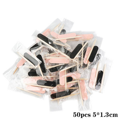 50 vnt. vienkartinis nagų valymo priežiūros rinkinys Mini nagų dildės, nagų dailės įrankis, nešiojamas nagų dildiklis, nagų priedai, manikiūro reikmenys