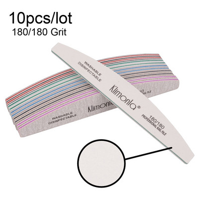 3 vnt/sl. Profesionalus manikiūro rinkinys 80/100/150/180/240 Grit gelinis poliravimas nagų dildės šlifavimo buferinis nagų kirpimo įrankiai