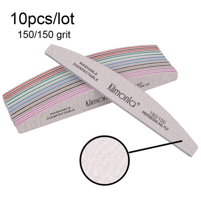 3 vnt/sl. Profesionalus manikiūro rinkinys 80/100/150/180/240 Grit gelinis poliravimas nagų dildės šlifavimo buferinis nagų kirpimo įrankiai