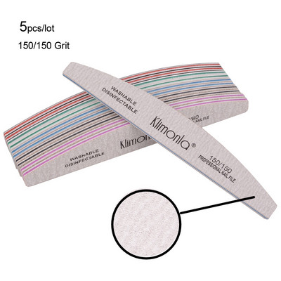 3 vnt/sl. Profesionalus manikiūro rinkinys 80/100/150/180/240 Grit gelinis poliravimas nagų dildės šlifavimo buferinis nagų kirpimo įrankiai