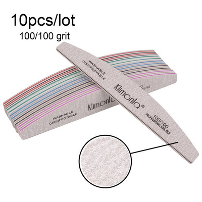3 vnt/sl. Profesionalus manikiūro rinkinys 80/100/150/180/240 Grit gelinis poliravimas nagų dildės šlifavimo buferinis nagų kirpimo įrankiai