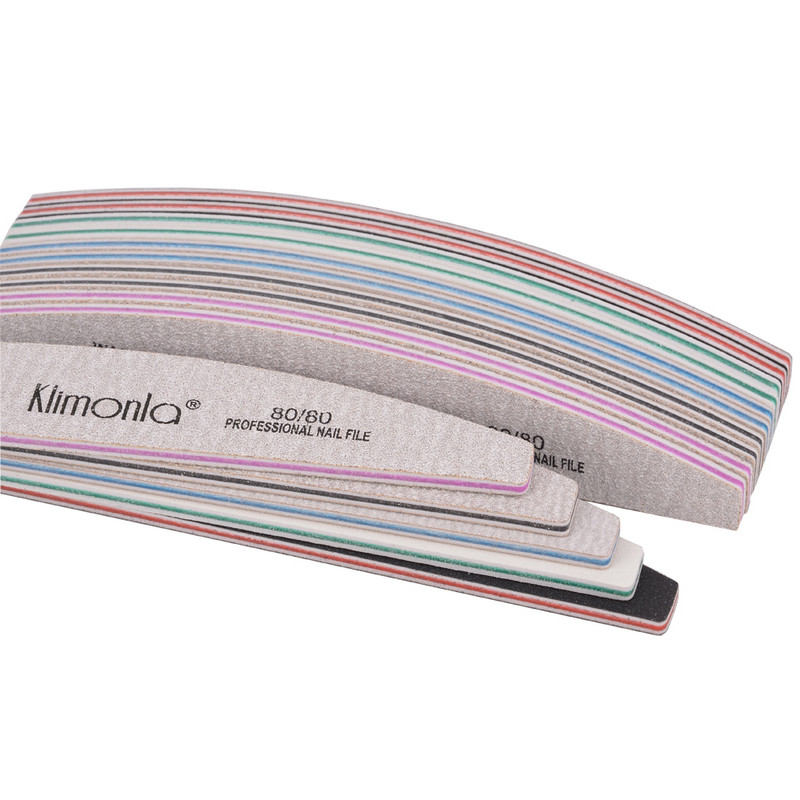 3 vnt/sl. Profesionalus manikiūro rinkinys 80/100/150/180/240 Grit gelinis poliravimas nagų dildės šlifavimo buferinis nagų kirpimo įrankiai