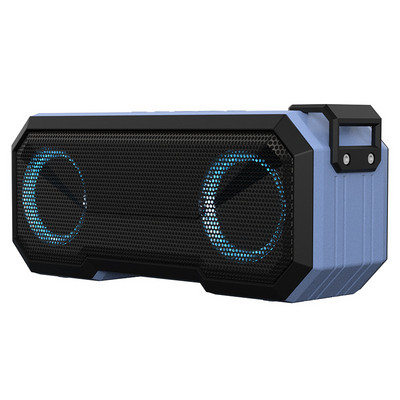 Vanjski vodootporni zvučnik kompatibilan s Bluetoothom HIFI subwoofer IPX7 šareni svjetleći zvučnici 3000mAh FM radio TF Aux
