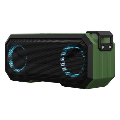 Vanjski vodootporni zvučnik kompatibilan s Bluetoothom HIFI subwoofer IPX7 šareni svjetleći zvučnici 3000mAh FM radio TF Aux