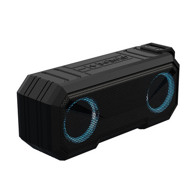 Vanjski vodootporni zvučnik kompatibilan s Bluetoothom HIFI subwoofer IPX7 šareni svjetleći zvučnici 3000mAh FM radio TF Aux