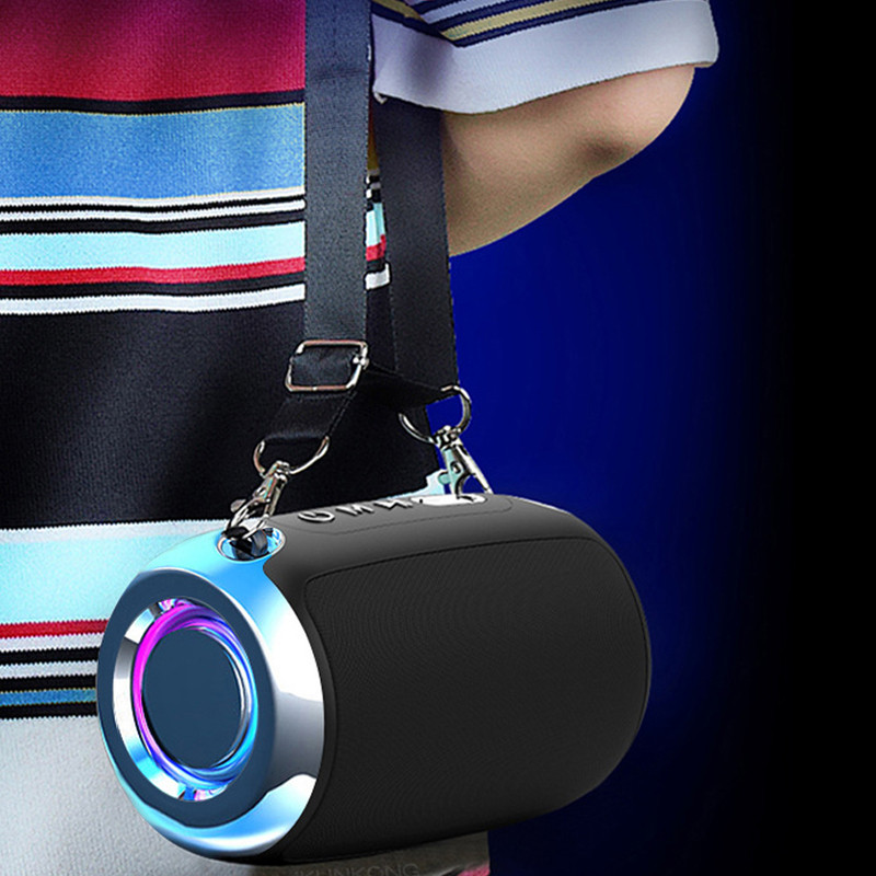 LED Ισχυρό Bluetooth Speaker Box Εξωτερικά ηχεία TWS 3D Stereo με TF AUX USB Blutooth Caixa De Som