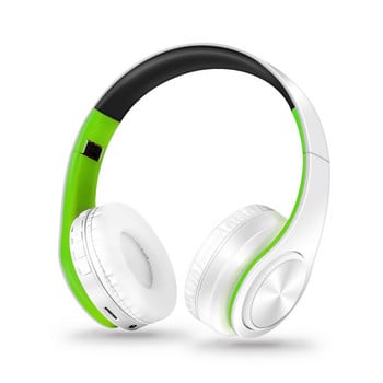 Δωρεάν αποστολή 2022 Colorfuls Music Earphones Ασύρματα στερεοφωνικά ακουστικά Bluetooth Ακουστικά με υποστήριξη μικροφώνου TF Card Τηλεφωνικές κλήσεις