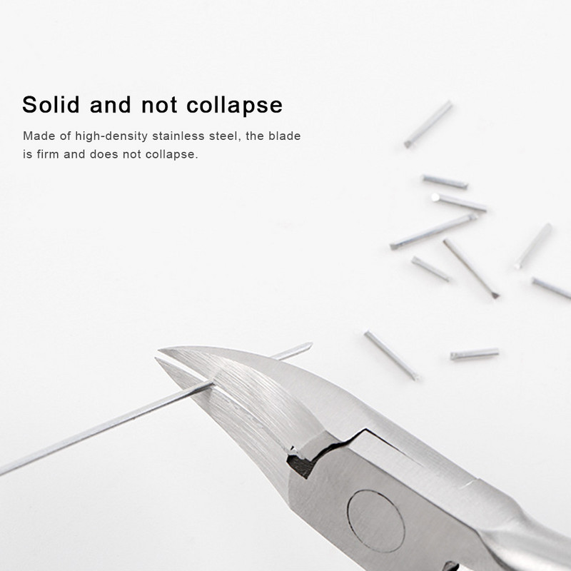 1kom Beauty Sharp zakrivljeni odstranjivač paronihije Škare za nokte Nožni prsti za manikuru Kliješta za mrtvu kožu Podrezivanje noktiju Grickalica