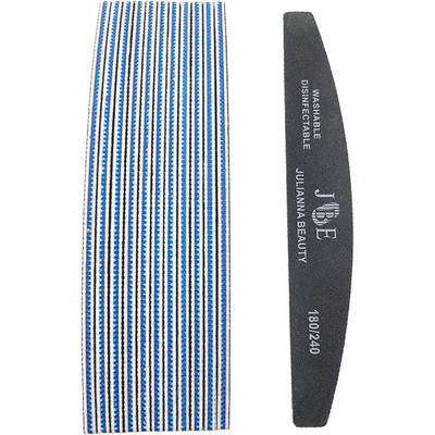 10 kom. Profesionalne turpije za nokte 100 150 180 240 Grit Unhas De Gel turpije za nokte Brusni papir Moon Style Akrilne turpije za nokte Alati za umjetnost