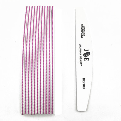 10 kom. Profesionalne turpije za nokte 100 150 180 240 Grit Unhas De Gel turpije za nokte Brusni papir Moon Style Akrilne turpije za nokte Alati za umjetnost