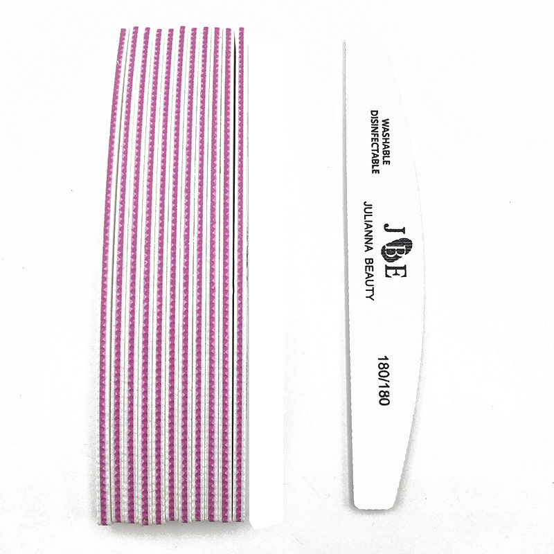 10 kom. Profesionalne turpije za nokte 100 150 180 240 Grit Unhas De Gel turpije za nokte Brusni papir Moon Style Akrilne turpije za nokte Alati za umjetnost