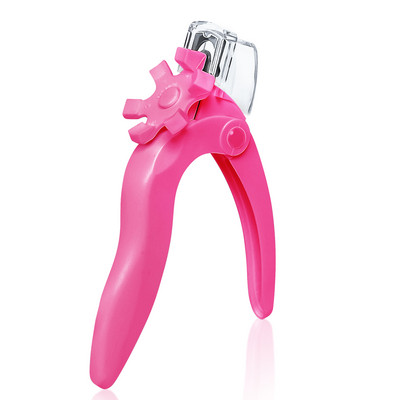 Triple Cut lažne škare za nokte Rezači za rubove Trimer Podesivi U-oblik od nehrđajućeg čelika Umjetni za manikuru za umjetne nokte