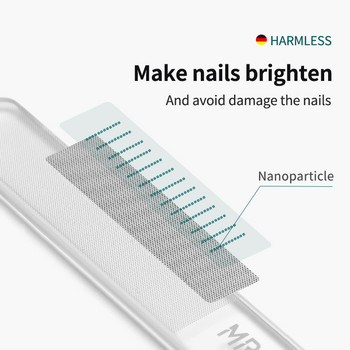 MR.GREEN Nano Glass Nail Files Professional Polishing Art Tool Manicure Washable κάνουν τα νύχια να φωτίζουν εύκολα σαν βερνίκι νυχιών