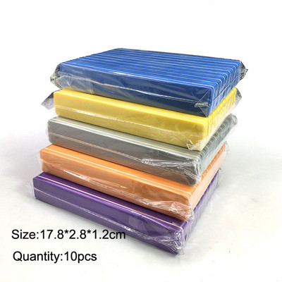 10 komada dvostranih blokova turpija za nokte Šarene spužve za poliranje brusnih puferskih traka za poliranje Pedikura Alati za manikuru