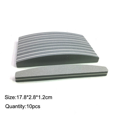 10 komada dvostranih blokova turpija za nokte Šarene spužve za poliranje brusnih puferskih traka za poliranje Pedikura Alati za manikuru