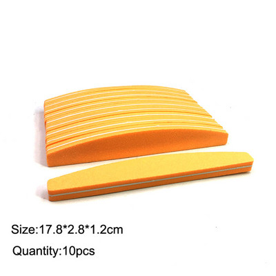 10 komada dvostranih blokova turpija za nokte Šarene spužve za poliranje brusnih puferskih traka za poliranje Pedikura Alati za manikuru