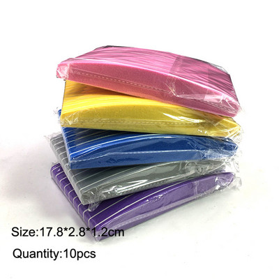 10 komada dvostranih blokova turpija za nokte Šarene spužve za poliranje brusnih puferskih traka za poliranje Pedikura Alati za manikuru